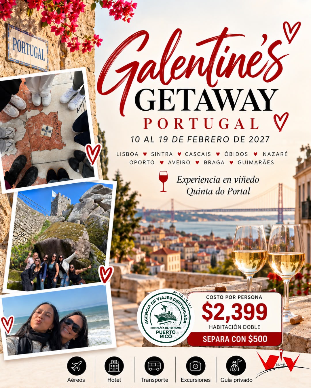 Galentine’s Getaway en Portugal!